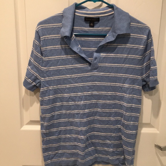 Banana Republic Other - banana republic cashmere/silk/cotton stripe polos